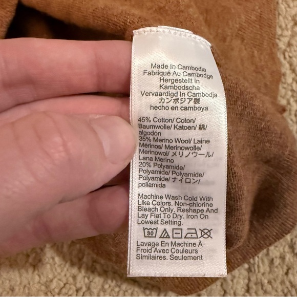 J. Crew Women’s Teddie Wool Blend Sweater - Picture 7 of 9